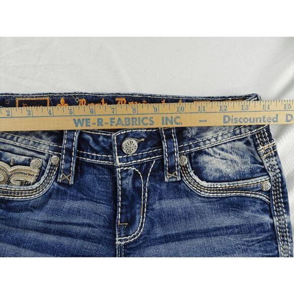 Rock Revival Freesia Skinny Women Distressed Jean Size 26 - Picture 8 of 11
